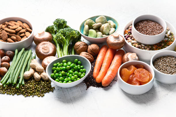 istock Food sources of plant based protein. 1158542300