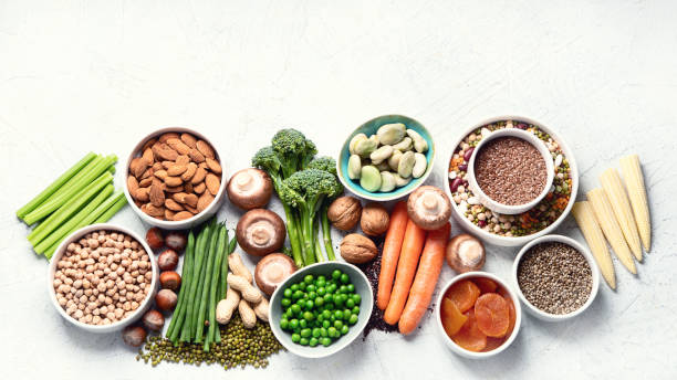istock Food sources of plant based protein. 1158542415