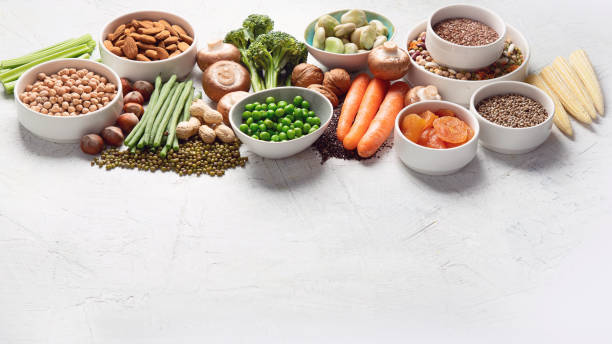 istock Food sources of plant based protein. 1158542417