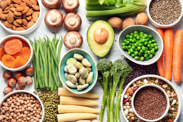 istock Food sources of plant based protein. 1158542420
