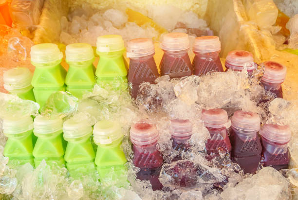 istock Fruit juice, bottled for health 1158544327