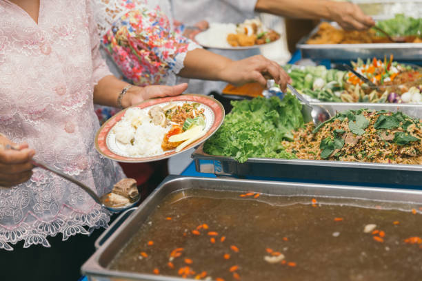 istock Food Buffet Catering Dining Eating Party Sharing Concept. 1158551409