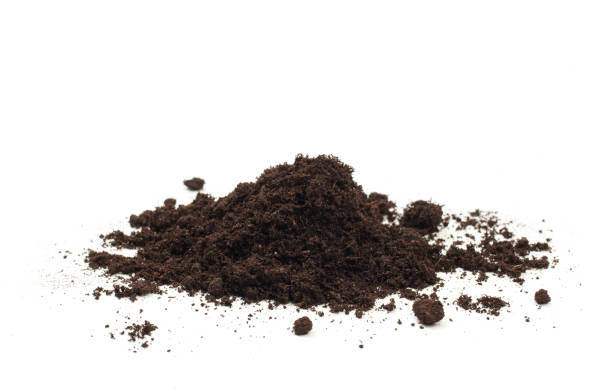 istock pile of soil isolated on white background - Image 1158559474