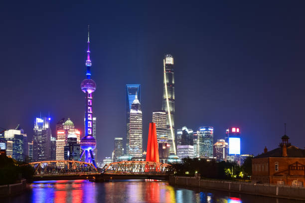 istock night view of Shanghai 1158560221