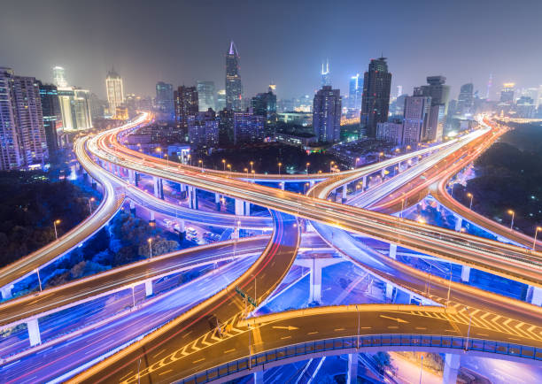 istock beautiful shanghai night view 1158561017