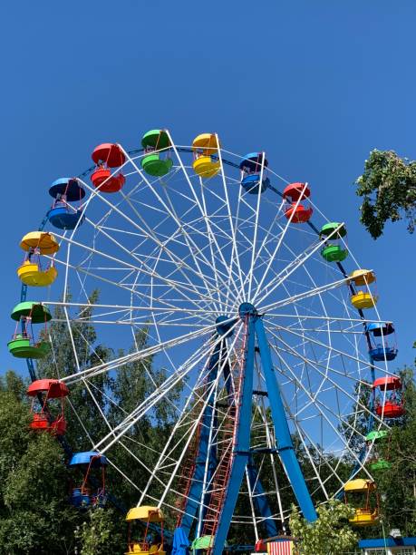 istock attraction ferris wheel in the park 1158566873