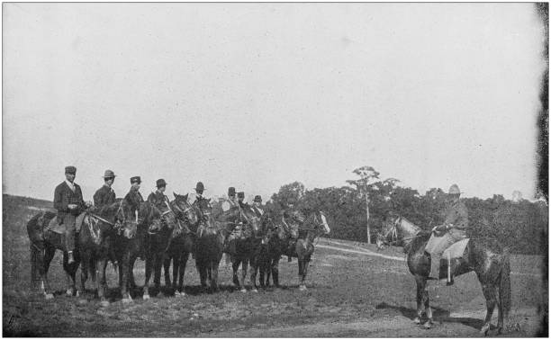 istock US Army black and white photos: Cavalry recruits 1158570100