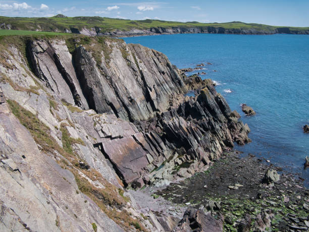 istock Coastal cliffs in Pembrokeshire, South Wales, UK, as viewed from the Coast Path 1158583272