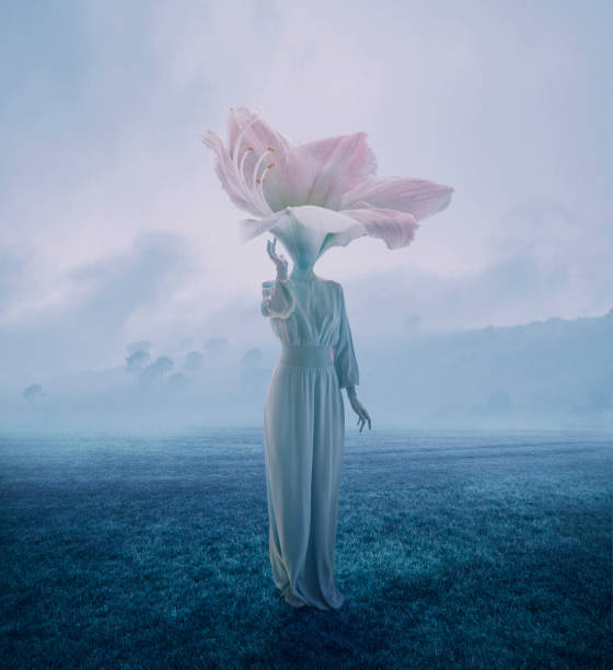 istock Women with flower head 1158584477