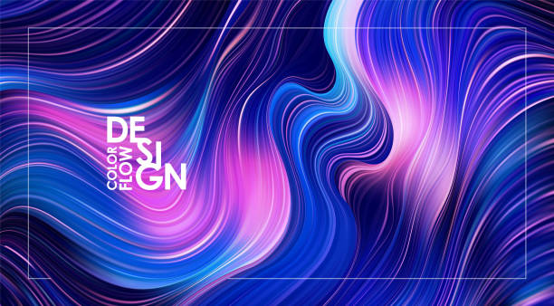 istock Modern colorful flow background. Wave neon color Liquid shape. Abstract design. 1158584699