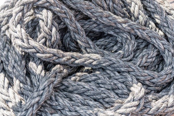 3d rendering of Ropes. Teamwork, strength concept.