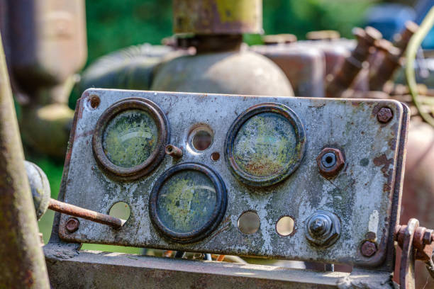 istock vintage retro tractor rusty details close up 1158597793