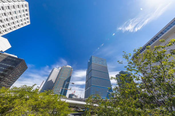 istock Fresh green and urban buildings 1158598878