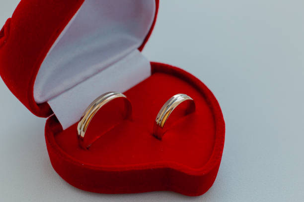 istock New wedding rings in the red box 1158600556