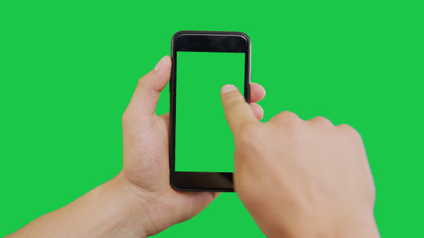 istock Swipes Smartphone Green Screen 1158600880