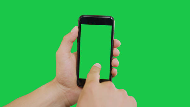 istock Swipes Smartphone Green Screen 1158600890