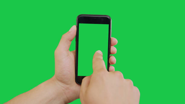 istock Swipes Smartphone Green Screen 1158600944