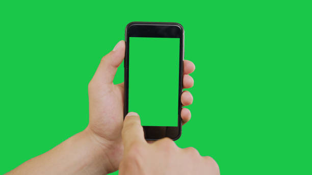 istock Swipes Smartphone Green Screen 1158600966