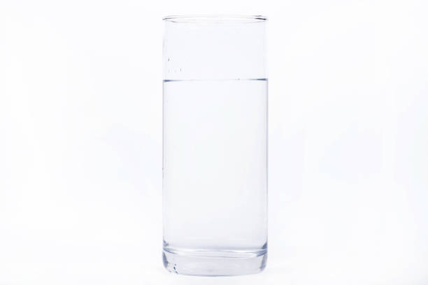 istock Crystal glass with transparent water 1158602436
