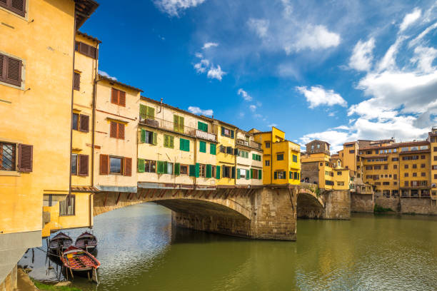 istock The Ponte Vecchio, medieval stone old bridge over the Arno River 1158602457