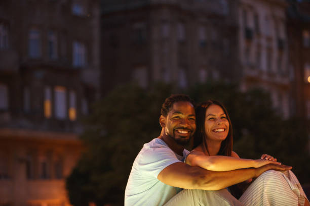 istock Couple enjoying their trip to Budapest 1158602691
