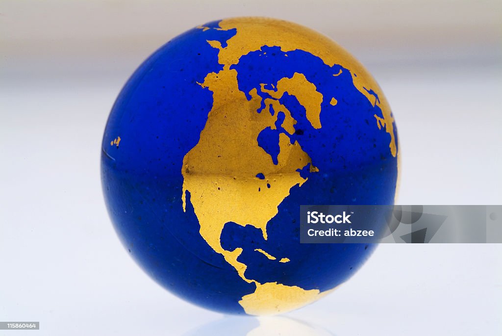 Grungey Welt North America - Lizenzfrei Globus Stock-Foto
