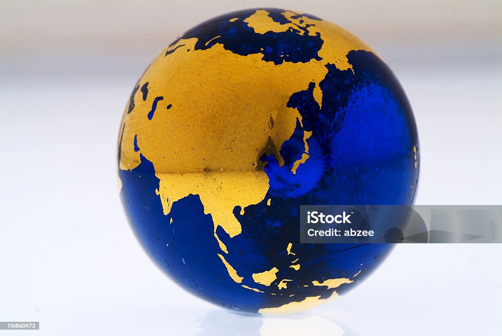 Grungey mundo China - Foto de stock de Globo terráqueo libre de derechos