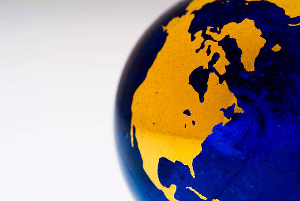 istock Grungey Globe Detail, North America, Eastern Seaboard Focus 115860502