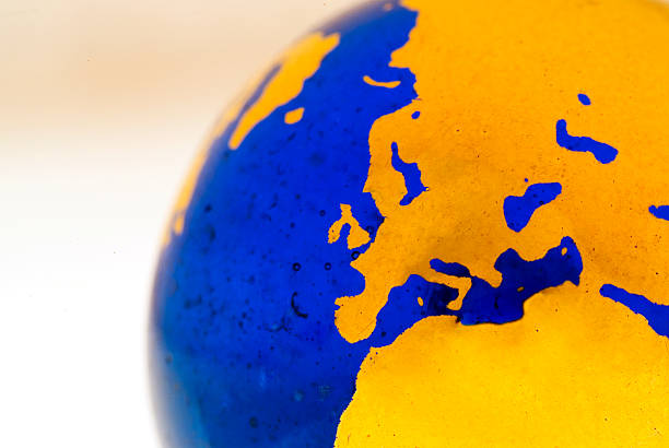 istock Grungey Globe Detail, Europe 01 115860524