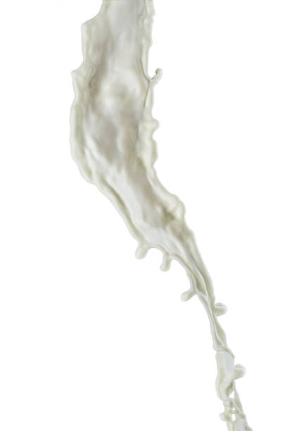 istock A Milk Splash On White Background, isolated 1158605278
