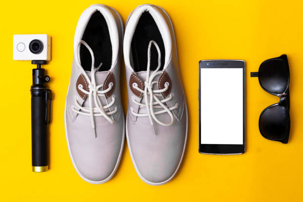 istock Accesories for a traveller. Travel concept. 1158607954