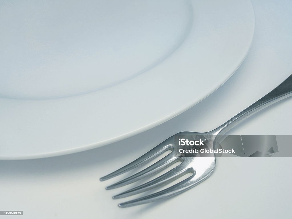 테이블 설정 - 로열티 프리 빈 접시 스톡 사진