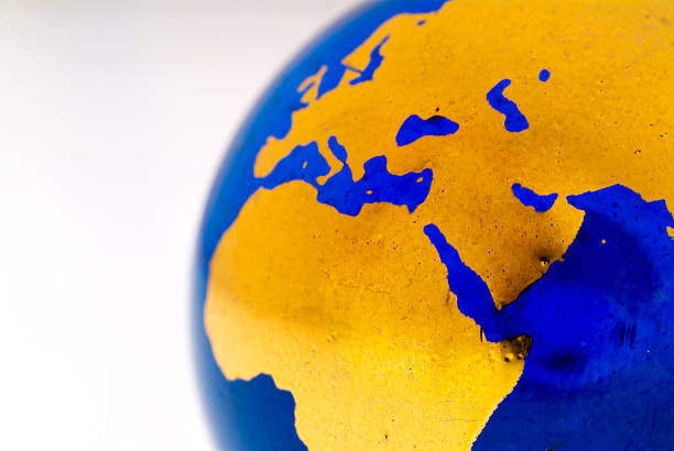 istock Grungey Globe Detail, Middle East 115861002