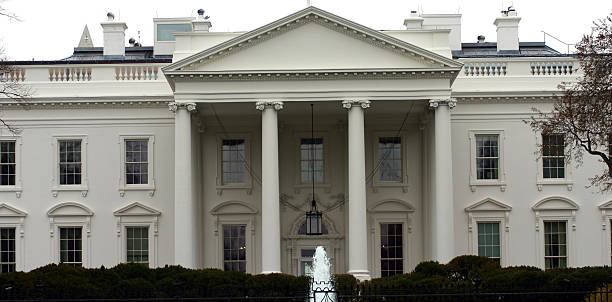 White House Front stock photo