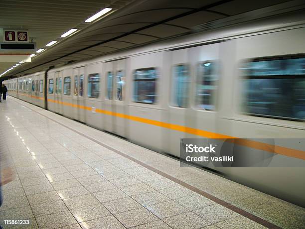 Accelerating Train Stock Photo - Download Image Now - Architecture, Blurred Motion, Business Travel