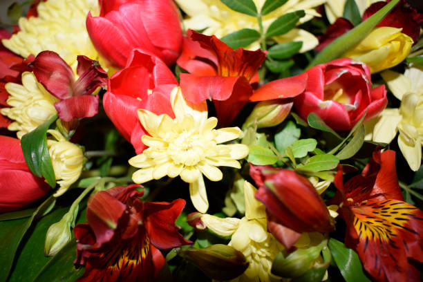 istock Bright bouquet of different flowers. 1158614938