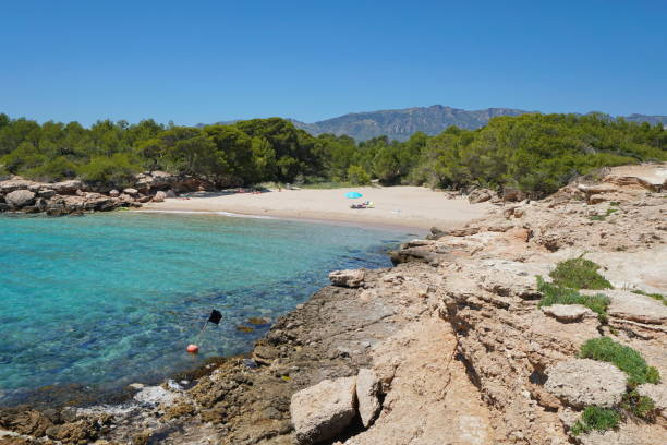 istock Spain small beach Costa Dorada Calafat Tarragona 1158615335