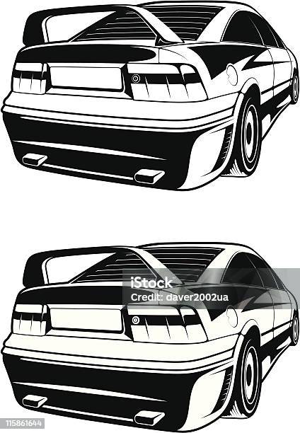 Vettore Opel Calibra 2 - Immagini vettoriali stock e altre immagini di Arte - Arte, Arti e mestieri, Automobile