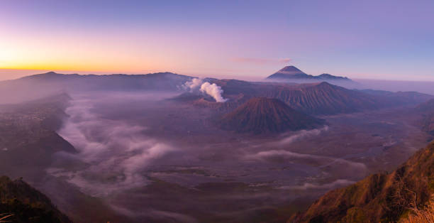 istock Indonesia famous place attraction for tourist Mount Bromo in east java is an active volcano and part of the Tengger massif, Java, Indonesia 1158619988