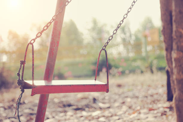 istock Children swing,playground in the park 1158630949