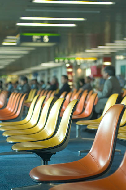 Waiting lounge at the airport...
