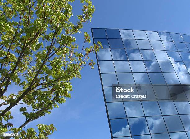 Corporate Building At Springtime 2 Stock Photo - Download Image Now - Abstract, Architecture, Building Exterior