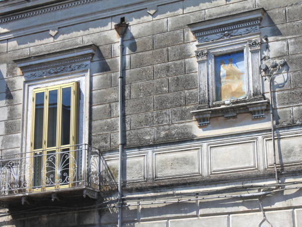istock Traditional facade of European architecture 1158635344