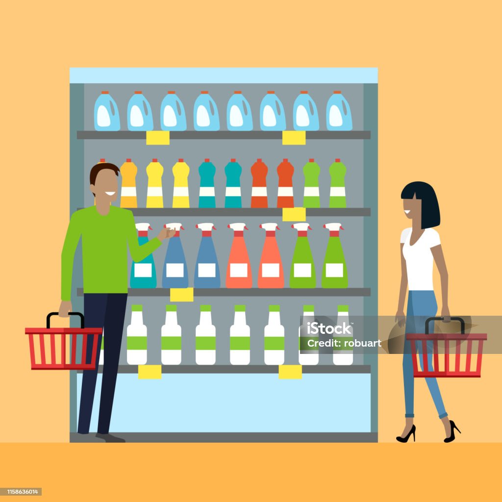 Consumer Preference Cartoon Consumers Choice Concept Vector In Flat Design Stock Illustration ...