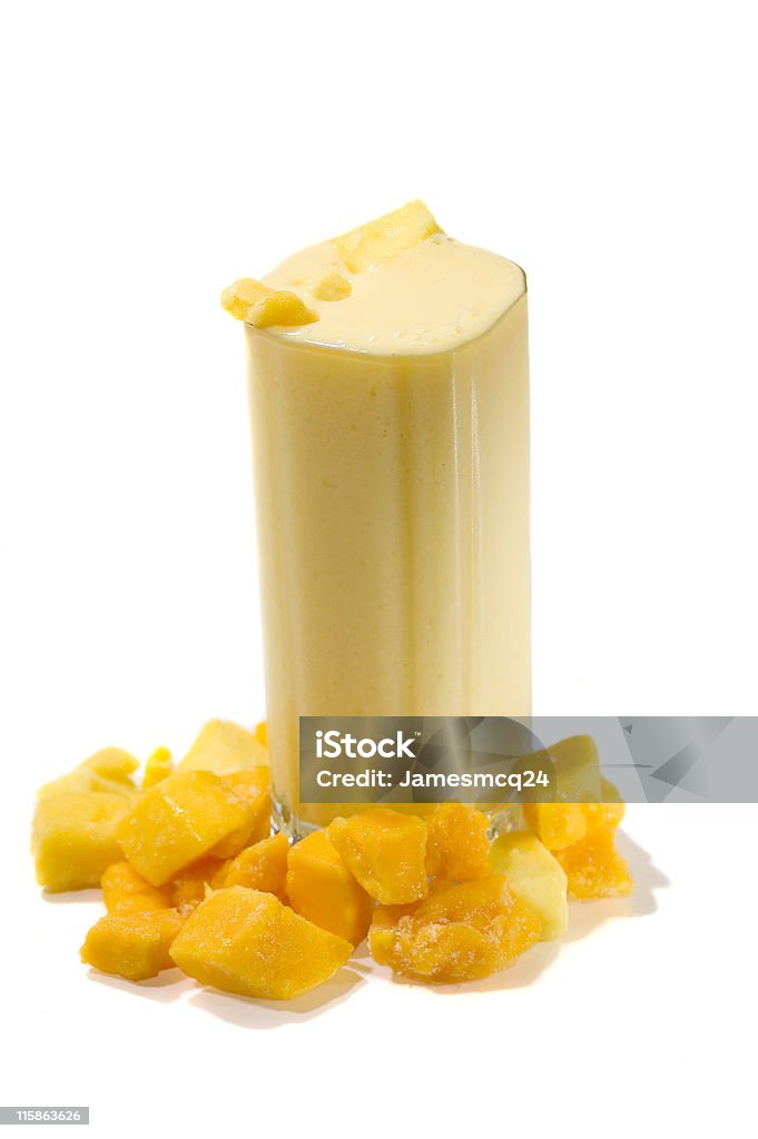 Mango Smoothie  Cold Drink Stock Photo