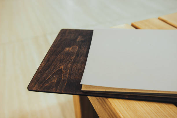 istock A book with a wooden cover 1158641316
