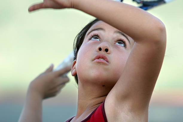 istock Girl playing tennis 115864713