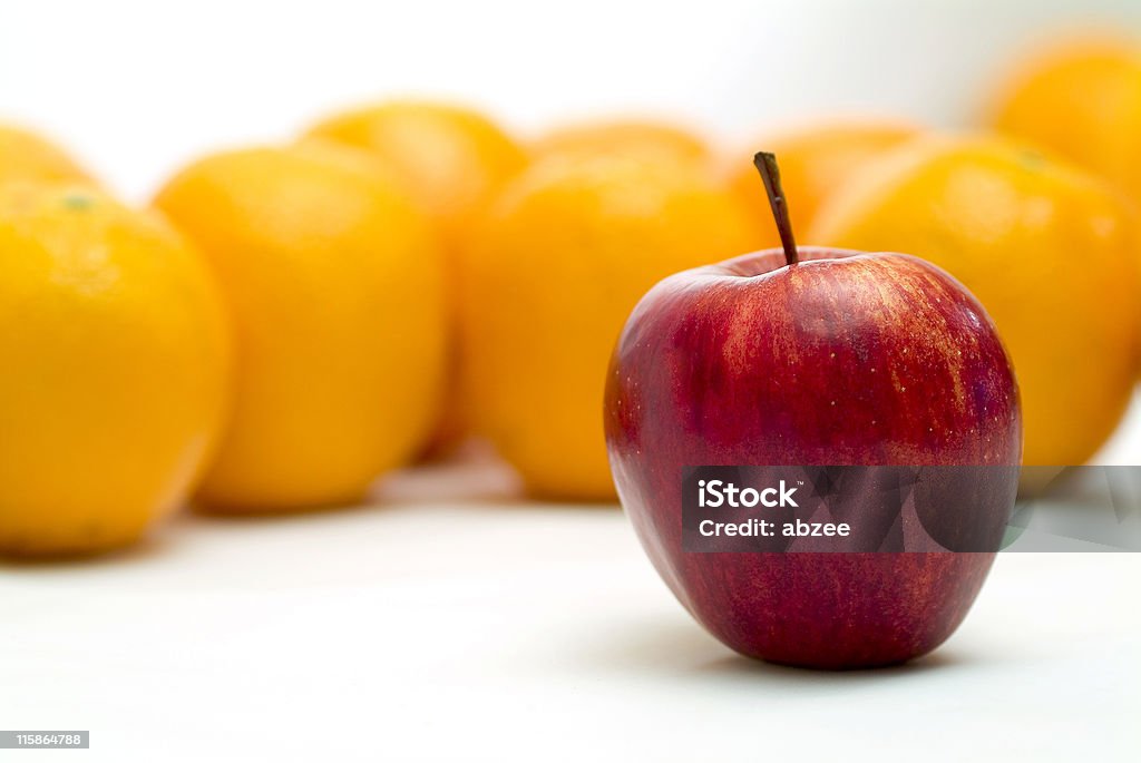 Apple e as laranjas - Royalty-free Laranja - Citrino Foto de stock