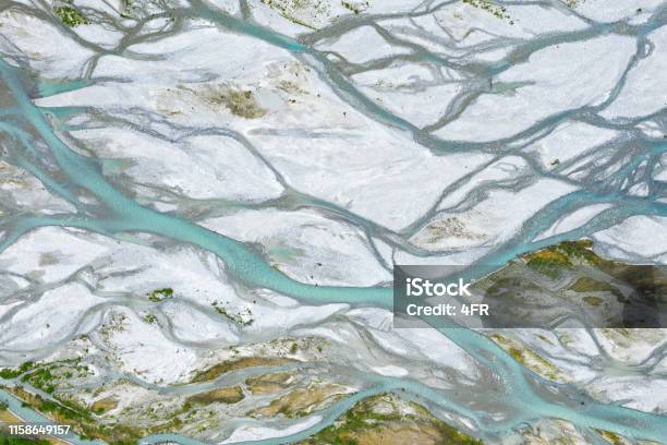 Fåbergstølsgrandane Sandur River Delta Jostedalen National Park Norway Stock Photo - Download Image Now