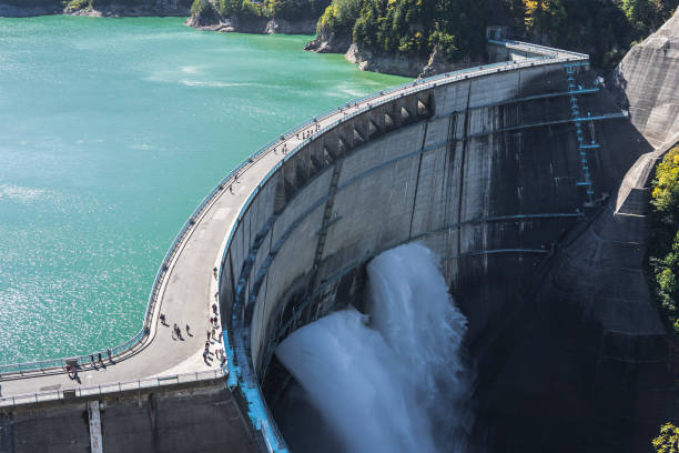istock Hydro Power Station And People 1158650495